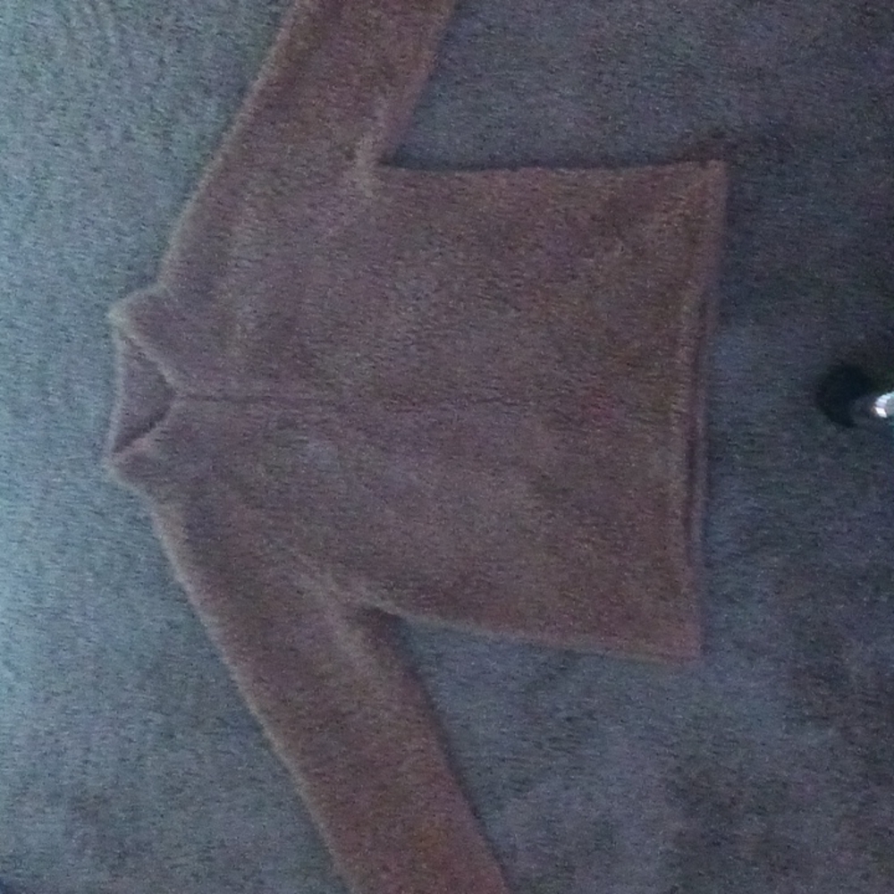 Fluffy long sleeve sweater